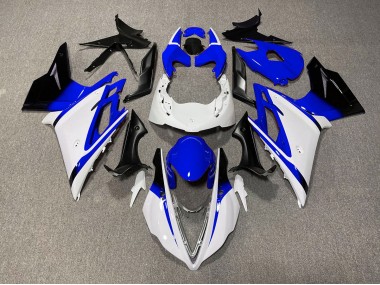 Glänzend Weiß & Blau 13-16 Daytona 675 Motorrad Verkleidung