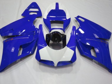 Glänzend Blau & Weiß 93-05 Ducati 996 748 916 998 Motorrad Verkleidung