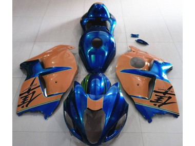Glänzend Blau & Braun 97-07 GSXR 1300 Motorrad Verkleidung