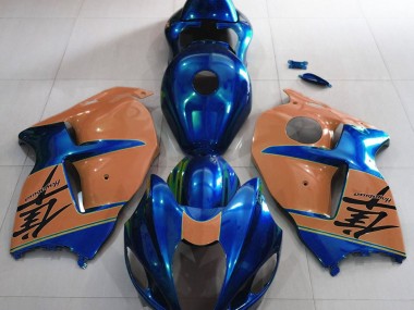 Glänzend Blau & Braun 97-07 GSXR 1300 Motorrad Verkleidung