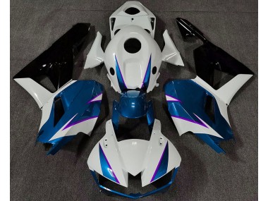 Glänzend Blau Weiß & Lila 13-23 CBR600RR Motorrad Verkleidung