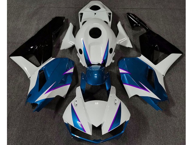 Glänzend Blau Weiß & Lila 13-23 CBR600RR Motorrad Verkleidung