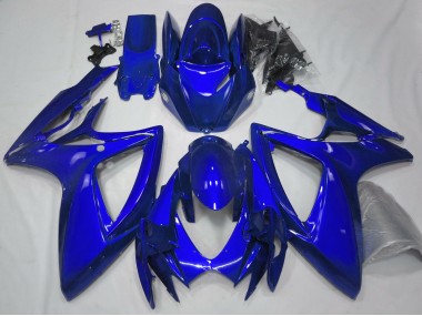 Glänzend Blau Plain 06-07 GSXR 600-750 Motorrad Verkleidung