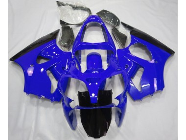 Glänzend Blau & Schwarz 00-02 ZX6R Motorrad Verkleidung