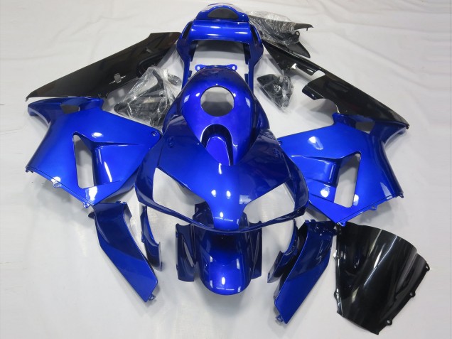 Glänzend Blau & Schwarz 03-04 CBR600RR Motorrad Verkleidung Glänzend Blau & Schwarz 03-04 CBR600RR Motorrad Verkleidung