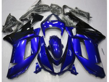 Glänzend Blau & Schwarz 07-08 ZX6R Motorrad Verkleidung