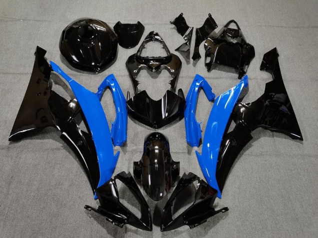 Glänzend Blau & Schwarz 08-16 R6 Motorrad Verkleidung Glänzend Blau & Schwarz 08-16 R6 Motorrad Verkleidung