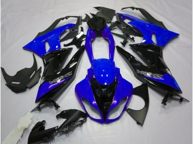 Glänzend Blau & Schwarz 09-12 ZX6R Motorrad Verkleidung
