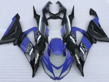 Glänzend Blau & Schwarz 13-18 ZX6R Motorrad Verkleidung