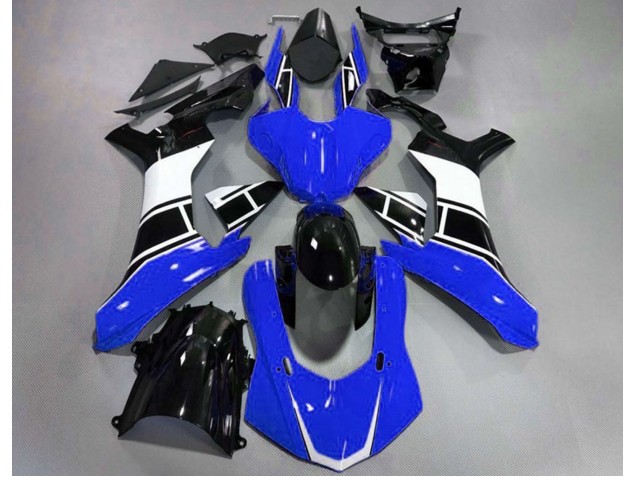Glänzend Blau Weiß & Schwarz 15-19 R1 Motorrad Verkleidung
