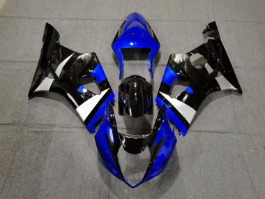 Glänzend Blau Schwarz & Silber 03-04 GSXR 1000 Motorrad Verkleidung
