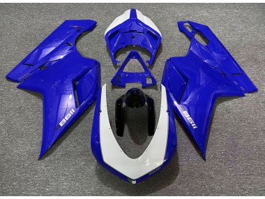 Glänzend Blau Sp 07-14 Ducati 848 1098 1198 Motorrad Verkleidung