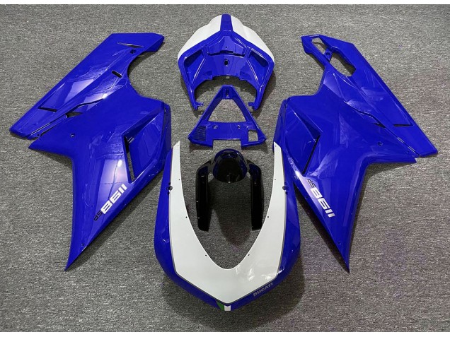 Glänzend Blau Sp 07-14 Ducati 848 1098 1198 Motorrad Verkleidung Glänzend Blau Sp 07-14 Ducati 848 1098 1198 Motorrad Verkleidung