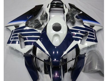 Glänzend Weiß & Blau Verblasst 03-04 CBR600RR Motorrad Verkleidung