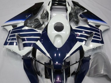 Glänzend Weiß & Blau Verblasst 03-04 CBR600RR Motorrad Verkleidung