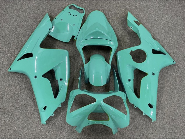 Glänzend Cyan Plain 03-04 ZX6R Motorrad Verkleidung Glänzend Cyan Plain 03-04 ZX6R Motorrad Verkleidung
