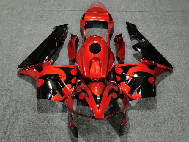 Glänzend Dunkelorange 03-04 CBR600RR Motorrad Verkleidung Glänzend Dunkelorange 03-04 CBR600RR Motorrad Verkleidung