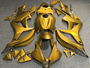 Glänzend Gold Plain 07-08 CBR600RR Motorrad Verkleidung