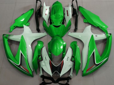 Glänzend Grün & Weiß 08-10 GSXR 600-750 Motorrad Verkleidung