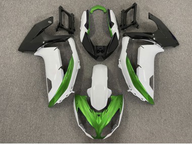 Glänzend Weiß & Grün 12-16 Ninja 650R Motorrad Verkleidung