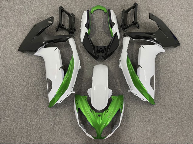 Glänzend Weiß & Grün 12-16 Ninja 650R Motorrad Verkleidung