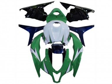 Glänzend Grün & Blau 09-12 CBR600RR Motorrad Verkleidung
