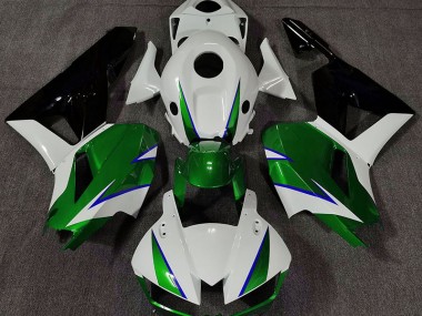 Glänzend Grün Weiß & Blau 13-23 CBR600RR Motorrad Verkleidung