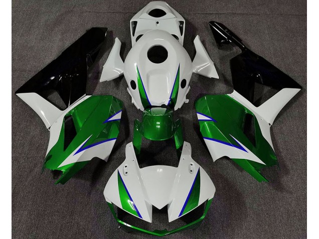 Glänzend Grün Weiß & Blau 13-23 CBR600RR Motorrad Verkleidung Glänzend Grün Weiß & Blau 13-23 CBR600RR Motorrad Verkleidung