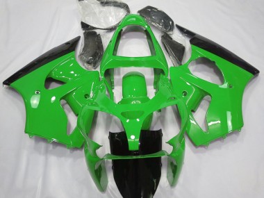 Glänzend Grün & Schwarz 00-02 ZX6R Motorrad Verkleidung