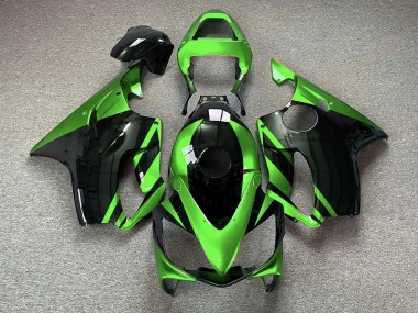 Glänzend Grün & Schwarz 01-03 CBR600 F4i Motorrad Verkleidung
