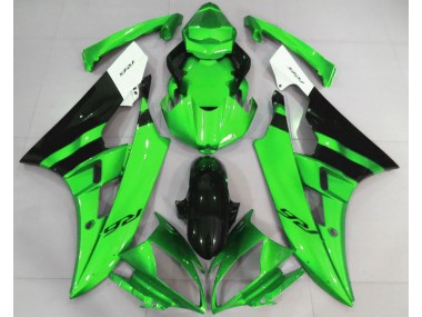 Glänzend Grün & Schwarz 06-07 R6 Motorrad Verkleidung