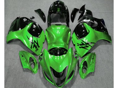 Glänzend Grün & Schwarz 08-20 GSXR 1300 Motorrad Verkleidung