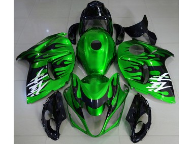 Glänzend Grün & Schwarz 08-20 GSXR 1300 Motorrad Verkleidung