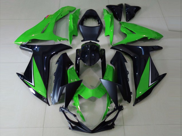 Glänzend Grün & Schwarz 11-24 GSXR 600-750 Motorrad Verkleidung