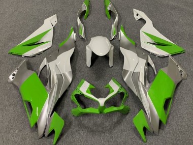 Glänzend Grün Weiß & Silber 19-23 ZX6R Motorrad Verkleidung