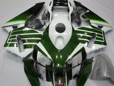 Glänzend Weiß & Grün Verblassen 03-04 CBR600RR Motorrad Verkleidung