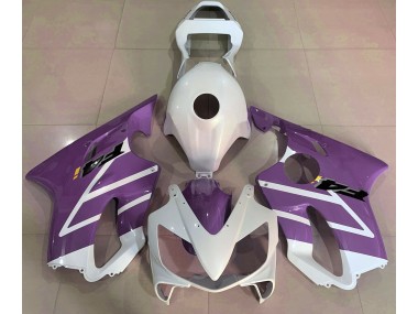 Glänzend Weiß & Lila 01-03 CBR600 F4i Motorrad Verkleidung