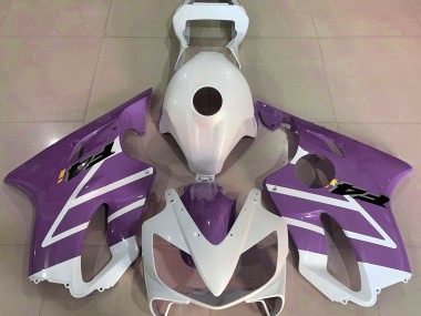 Glänzend Weiß & Lila 01-03 CBR600 F4i Motorrad Verkleidung