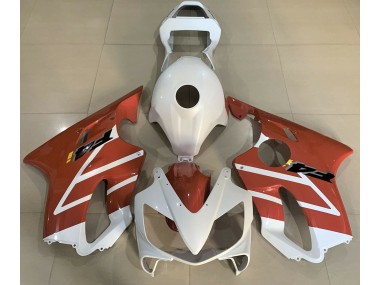 Glänzend Weiß & Orange 01-03 CBR600 F4i Motorrad Verkleidung