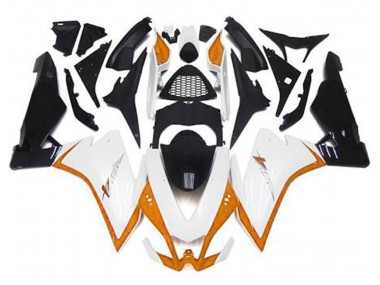 Glänzend Weiß & Orange 10-15 RSV4 1000 Motorrad Verkleidung