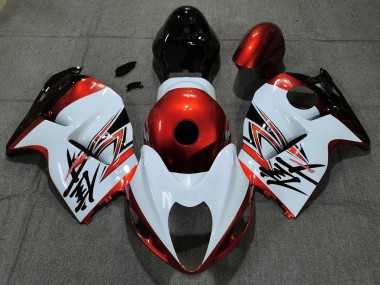 Glänzend Weiß & Orange 97-07 GSXR 1300 Motorrad Verkleidung