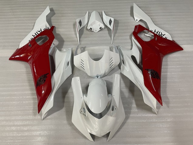Glänzend Weiß & Rot J AIR 17-21 R6 Motorrad Verkleidung