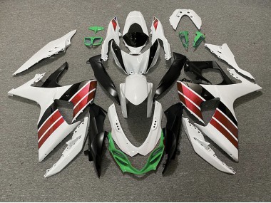 Glänzend Weiß Rot Schwarz & Grün 09-16 GSXR 1000 Motorrad Verkleidung