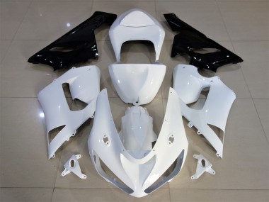 Glänzend Weiß & Schwarz 05-06 ZX6R Motorrad Verkleidung