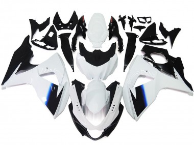 Glänzend Weiß & Schwarz 09-16 GSXR 1000 Motorrad Verkleidung