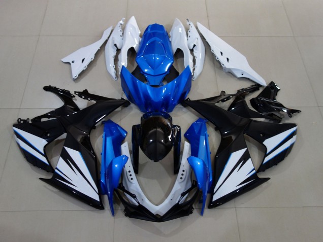 Glänzend Weiß & Schwarz Mit Rot Mattblau 09-16 GSXR 1000 Motorrad Verkleidung