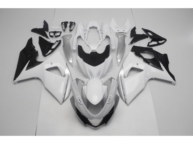 Glänzend Weiß & Silber 09-16 GSXR 1000 Motorrad Verkleidung Glänzend Weiß & Silber 09-16 GSXR 1000 Motorrad Verkleidung