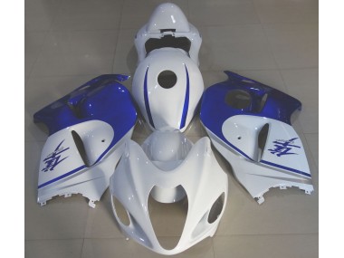 Glänzend Weiß & Tiefblau 97-07 GSXR 1300 Motorrad Verkleidung