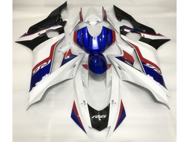 Glänzend Weiß & Tiefes Blau 17-21 R6 Motorrad Verkleidung