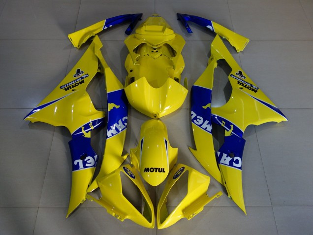 Glänzendes Gelb Camel 08-16 R6 Motorrad Verkleidung